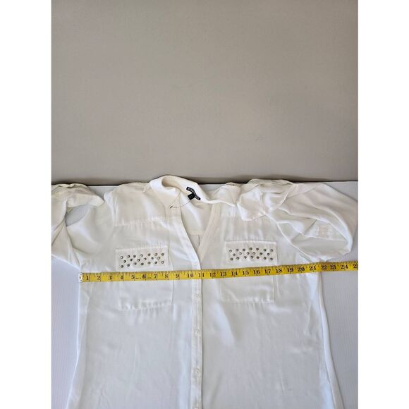 Express Top Sz L Cream - Picture 8 of 9